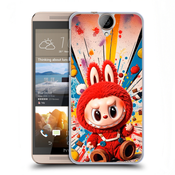 Пластиковый чехол на HTC One E9+ с принтом Labubu Лабубу
