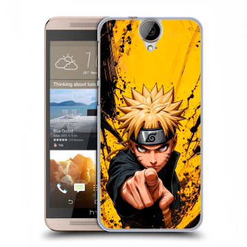 Пластиковый чехол на HTC One E9+ с принтом Naruto Наруто