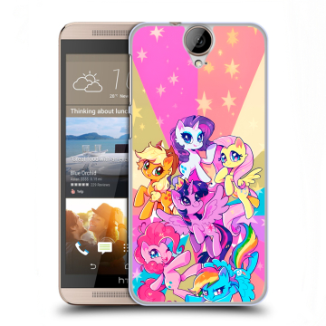 Пластиковый чехол на HTC One E9+ с принтом My little pony Дружба чудо
