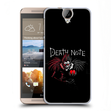 Пластиковый чехол на HTC One E9+ с принтом Death note Тетрадь смерти