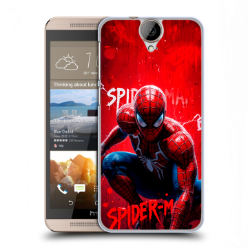 Пластиковый чехол на HTC One E9+ с принтом Spiderman Человек паук Пластиковый чехол на HTC One E9+ с принтом Spiderman Человек паук