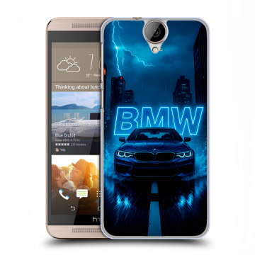 Пластиковый чехол на HTC One E9+ с принтом BMW БМВ