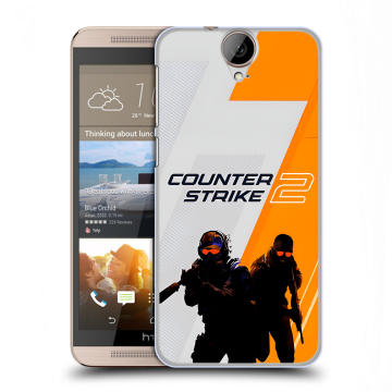 Пластиковый чехол на HTC One E9+ с принтом Counter Strike
