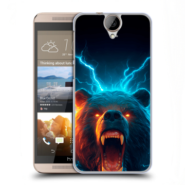 Пластиковый чехол на HTC One E9+ с принтом Медведь