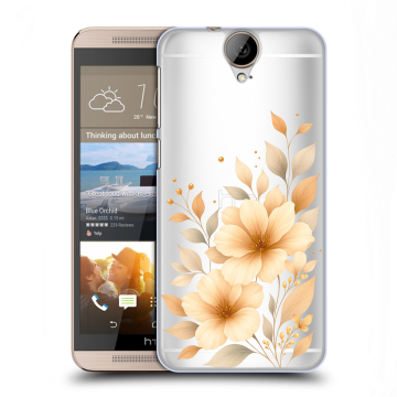 Пластиковый чехол на HTC One E9+ с принтом для девушки