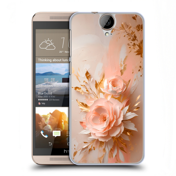 Пластиковый чехол на HTC One E9+ с принтом женский