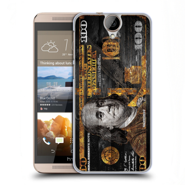 Пластиковый чехол на HTC One E9+ с принтом Доллар деньги