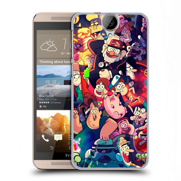 Пластиковый чехол на HTC One E9+ с принтом Gravity Falls Гравити Фолз