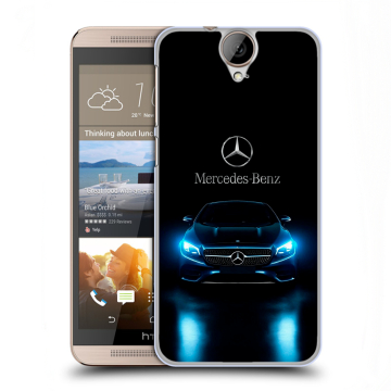 Пластиковый чехол на HTC One E9+ с принтом Mercedes Мерседес Пластиковый чехол на HTC One E9+ с принтом Mercedes Мерседес