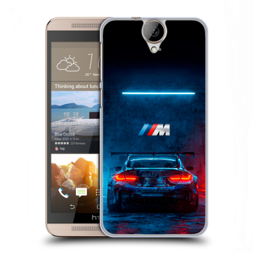 Пластиковый чехол на HTC One E9+ с принтом BMW БМВ