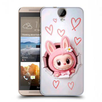 Пластиковый чехол на HTC One E9+ с принтом Labubu Лабубу Пластиковый чехол на HTC One E9+ с принтом Labubu Лабубу