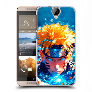 Пластиковый чехол на HTC One E9+ с принтом Аниме Наруто Naruto