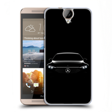 Пластиковый чехол на HTC One E9+ с принтом Mercedes Мерседес