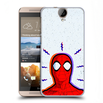 Пластиковый чехол на HTC One E9+ с принтом Spiderman Человек паук