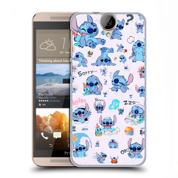 Пластиковый чехол на HTC One E9+ с принтом Лило и Стич Пластиковый чехол на HTC One E9+ с принтом Лило и Стич