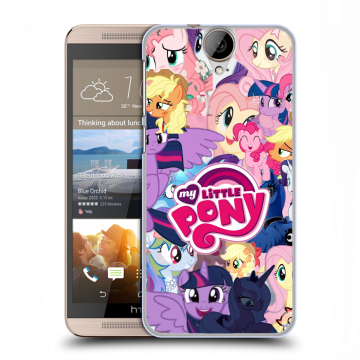 Пластиковый чехол на HTC One E9+ с принтом My little pony Дружба чудо