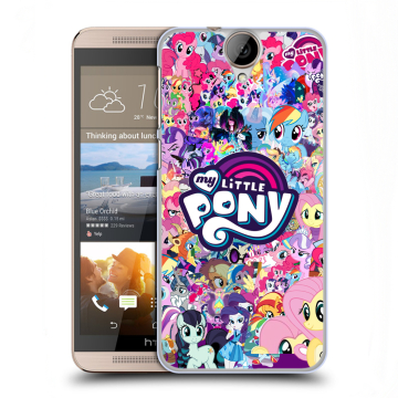 Пластиковый чехол на HTC One E9+ с принтом My little pony Дружба чудо