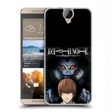 Пластиковый чехол на HTC One E9+ с принтом Death note Тетрадь смерти