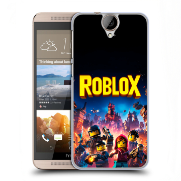 Пластиковый чехол на HTC One E9+ с принтом Roblox Роблокс
