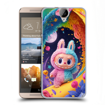 Пластиковый чехол на HTC One E9+ с принтом Labubu Лабубу