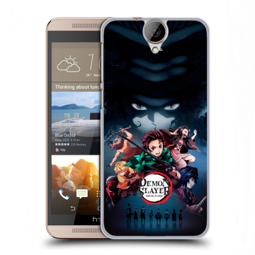 Пластиковый чехол на HTC One E9+ с принтом Demon Slayer Клинок рассекающий демонов