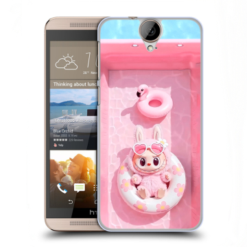 Пластиковый чехол на HTC One E9+ с принтом Labubu Лабубу