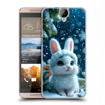 Пластиковый чехол на HTC One E9+ с принтом Новый год