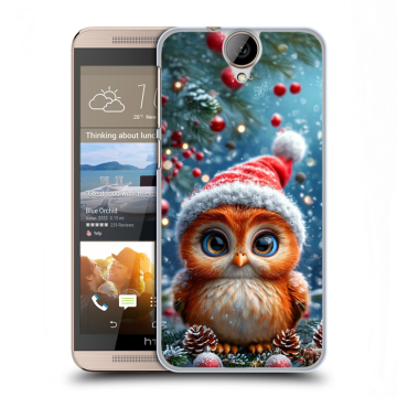 Пластиковый чехол на HTC One E9+ с принтом Новый год Пластиковый чехол на HTC One E9+ с принтом Новый год