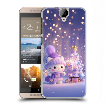 Пластиковый чехол на HTC One E9+ с принтом Новый год Пластиковый чехол на HTC One E9+ с принтом Новый год
