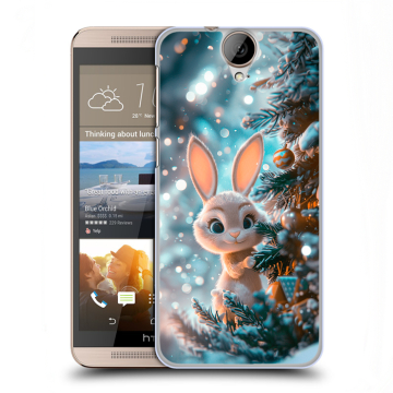 Пластиковый чехол на HTC One E9+ с принтом Новый год Пластиковый чехол на HTC One E9+ с принтом Новый год