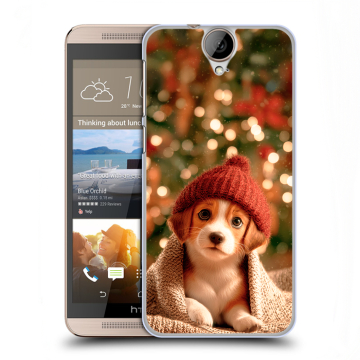 Пластиковый чехол на HTC One E9+ с принтом Новый год Пластиковый чехол на HTC One E9+ с принтом Новый год