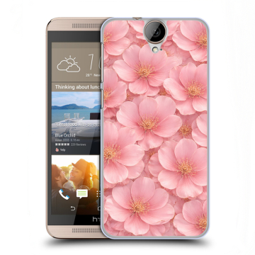 Пластиковый чехол на HTC One E9+ с принтом женский
