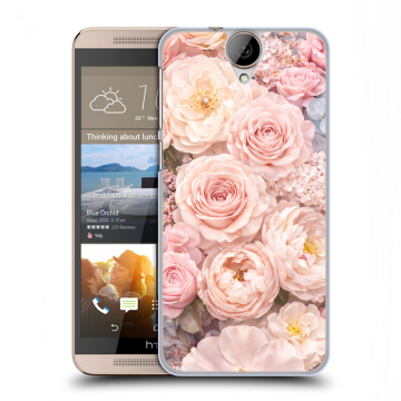 Пластиковый чехол на HTC One E9+ с принтом женский