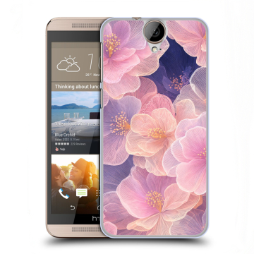 Пластиковый чехол на HTC One E9+ с принтом женский