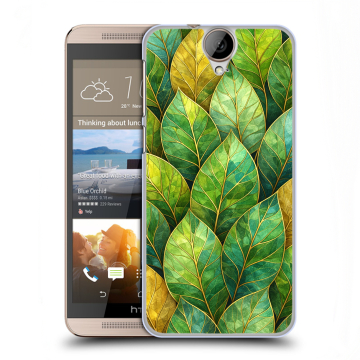 Пластиковый чехол на HTC One E9+ с принтом женский