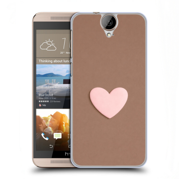 Пластиковый чехол на HTC One E9+ с принтом женский