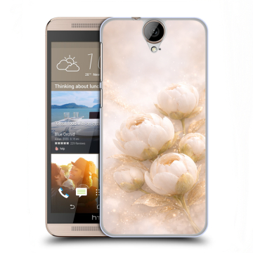 Пластиковый чехол на HTC One E9+ с принтом женский