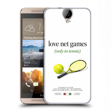 Пластиковый чехол на HTC One E9+ с принтом для девочек