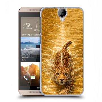 Пластиковый чехол на HTC One E9+ с принтом женский