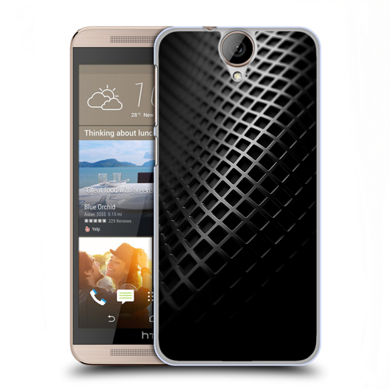 Пластиковый чехол на HTC One E9+ с принтом Текстура металла Пластиковый чехол на HTC One E9+ с принтом Текстура металла