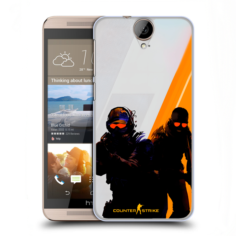 Пластиковый чехол на HTC One E9+ с принтом Контер страйк Counter strike Пластиковый чехол на HTC One E9+ с принтом Контер страйк Counter strike