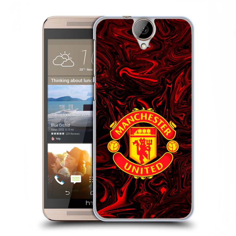 Пластиковый чехол на HTC One E9+ с принтом Manchester United Пластиковый чехол на HTC One E9+ с принтом Manchester United