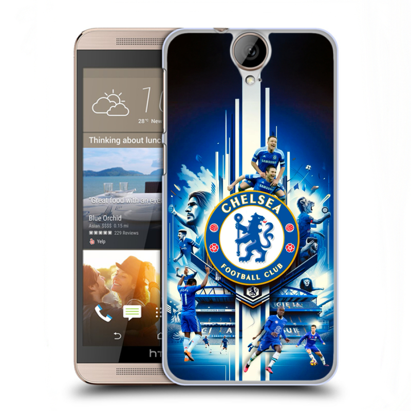 Пластиковый чехол на HTC One E9+ с принтом Chelsea Челси Пластиковый чехол на HTC One E9+ с принтом Chelsea Челси