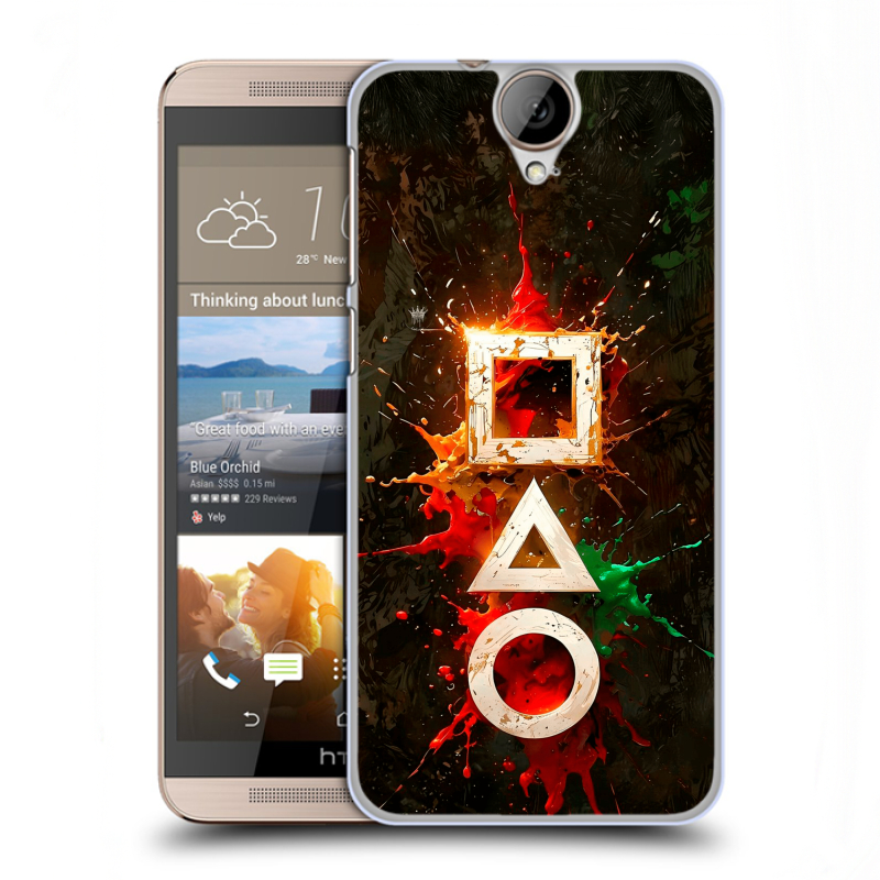 Пластиковый чехол на HTC One E9+ с принтом Squid Game Игра кальмара Пластиковый чехол на HTC One E9+ с принтом Squid Game Игра кальмара