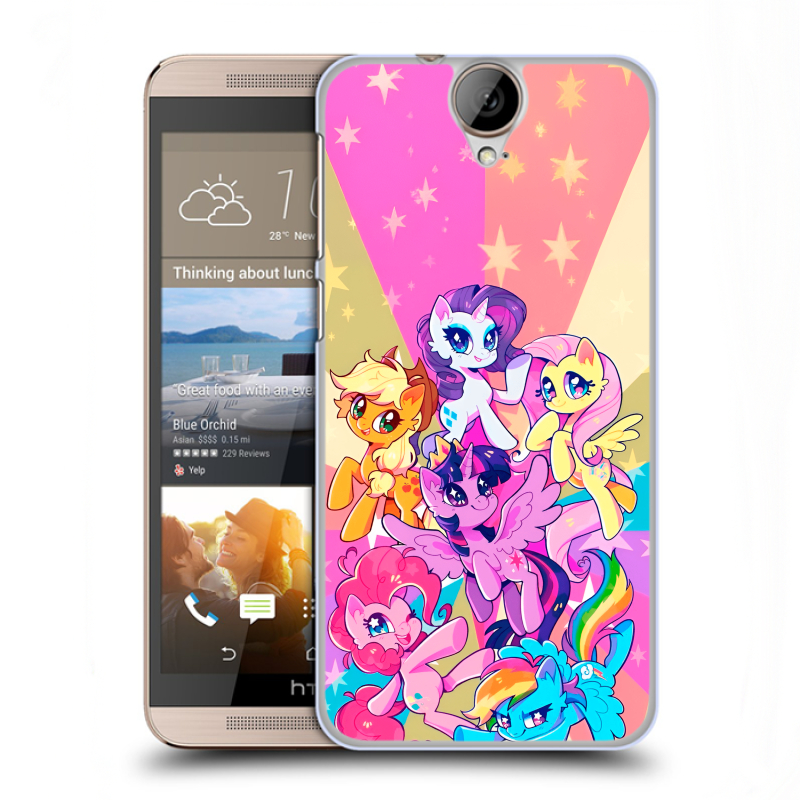 Пластиковый чехол на HTC One E9+ с принтом My little pony Дружба чудо Пластиковый чехол на HTC One E9+ с принтом My little pony Дружба чудо