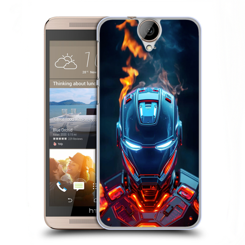 Пластиковый чехол на HTC One E9+ с принтом IronMan Железный человек Пластиковый чехол на HTC One E9+ с принтом IronMan Железный человек
