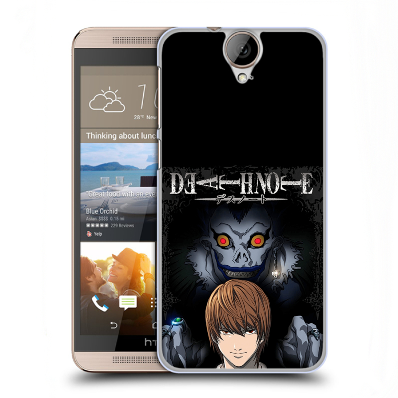 Пластиковый чехол на HTC One E9+ с принтом Death note Тетрадь смерти Пластиковый чехол на HTC One E9+ с принтом Death note Тетрадь смерти