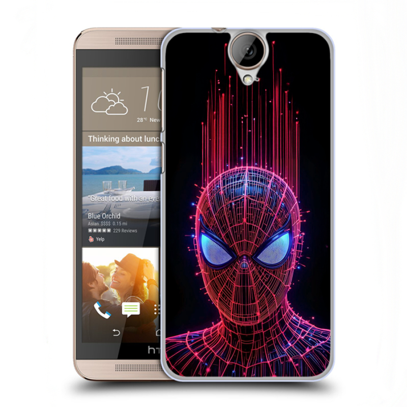 Пластиковый чехол на HTC One E9+ с принтом Spiderman Человек паук Пластиковый чехол на HTC One E9+ с принтом Spiderman Человек паук