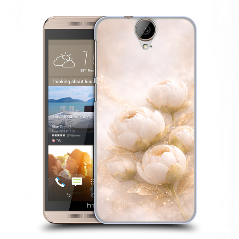 Пластиковый чехол на HTC One E9+ с принтом женский Пластиковый чехол на HTC One E9+ с принтом женский