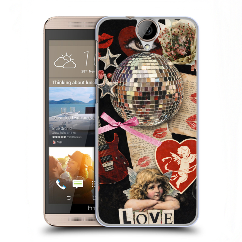 Пластиковый чехол на HTC One E9+ с принтом для девочек Пластиковый чехол на HTC One E9+ с принтом для девочек